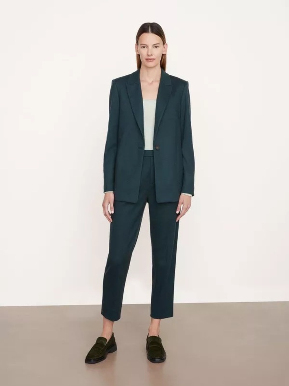 Vince wool blend pant suit